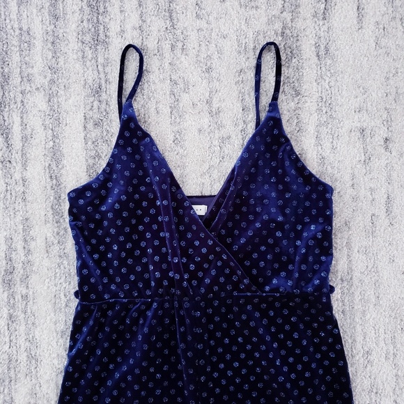 topshop glitter spot jumpsuit